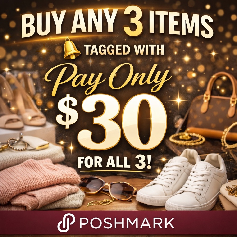 🔔🔔🔔PROMO! Buy any three items tagged with ring bell and pay only 30$! 🔔🔔🔔